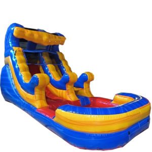 #21 = 12′ Blue Tide Water Slide – 22’L × 9’W × 12’H