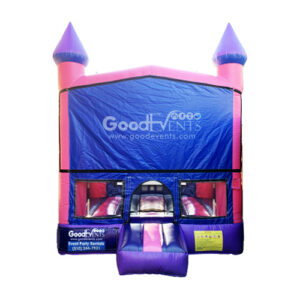 pink mini bounce house for rent
