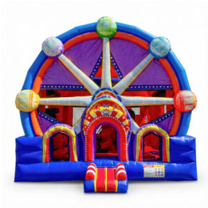 #47 = Ferris Wheel Combo with slide 21'L x 21'W x 23'H - Attraction