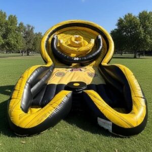 #93 = Bullseye Blitz Interactive Ball Challenge Game - 17' L x 11' W x 10' H