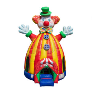 #44 = Clown Circus Igloo Bouncer - 17' x 17' x 25'