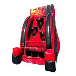 #145-6 = Single Flaming Hoop Shot Game – 13′ x 8′ x 15′